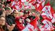 RB Leipzig fans wave flags in the stands RB Leipzig fans wave flags in the stands