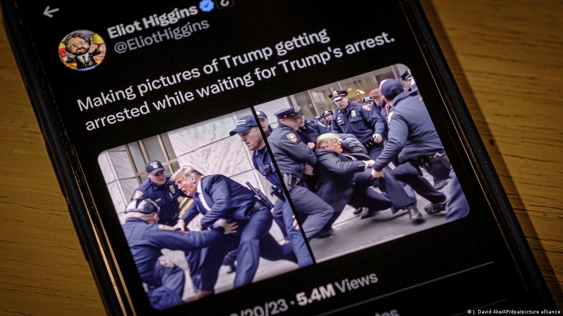 Συμπλοκή του Ντ. Τραμπ με αστυνομικούς: ένα δημιούργημα τεχνητής νοημοσύνης