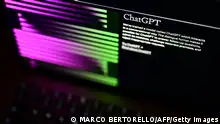 A photo taken on March 31, 2023 in Manta, near Turin, shows a computer screen with the home page of the artificial intelligence OpenAI web site, displaying its chatGPT robot. - Italy's privacy watchdog said on March it had blocked the controversial robot ChatGPT, saying the artificial intelligence app did not respect user data and could not verify users' age. (Photo by Marco BERTORELLO / AFP) (Photo by MARCO BERTORELLO/AFP via Getty Images)