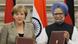Indian Prime Minister Manmohan Singh, right, and German Chancellor Angela Merkel hold documents before exchanging them during a signing of agreement ceremony in New Delhi, India, Tuesday, May 31, 2011. Merkel is in India for talks with the country's prime minister on trade and defense. (Foto:Saurabh Das/AP/dapd) Indian Prime Minister Manmohan Singh, right, and German Chancellor Angela Merkel hold documents before exchanging them during a signing of agreement ceremony in New Delhi, India, Tuesday, May 31, 2011. Merkel is in India for talks with the country's prime minister on trade and defense. (Foto:Saurabh Das/AP/dapd)