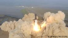 Starship-Riesenrakete explodiert nach dem Start