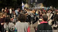 Demo Jerusalem
Yehudit Elkana portraits
Ort: Jerusalem
Datum: 15.4.2023
Another demonstration against the controversial judicial overhaul in Jerusalem near the president's residence