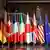 Флаги стран, входящих в G7, и ЕС