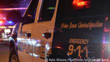 Delivery driver reported shot and robbed in Paterson, New Jersey, United States on April 7, 2023. EMS and multiple Paterson police officers responded to the scene. No information or confirmation was immediately available from the Paterson police department. EMS transported the victim to an area hospital. There was no word on the individual's condition. (Photo by Kyle Mazza/NurPhoto)
