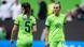Freude oder Ärger? Wolfsburgs Lena Oberdorf und Jill Roord (r.) verspielen mit ihrem Team einen 2:0-Vorsprung gegen Arsenal Freude oder Ärger? Wolfsburgs Lena Oberdorf und Jill Roord (r.) verspielen mit ihrem Team einen 2:0-Vorsprung gegen Arsenal