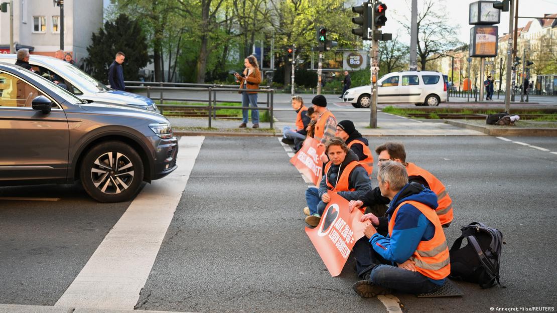 Climate protest in Berlin, Germany