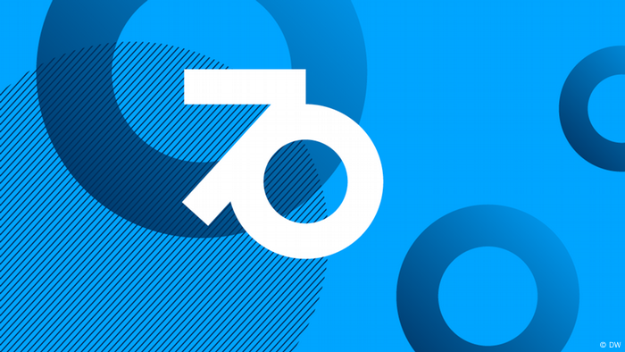70 Jahre DW Logo 