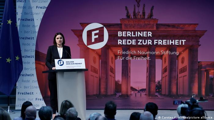 Berlin | Berliner Rede zur Freiheit | Swetlana Tichanowskaja