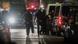 Nighttime shot showing several special police units and vehicles gathered on Keithstrasse street in Berlin, taken in early hours of April 25, 2023. Nighttime shot showing several special police units and vehicles gathered on Keithstrasse street in Berlin, taken in early hours of April 25, 2023.