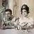 Richard Burton dan Elizabeth Taylor, pasangan yang terkenal, memerankan pasangan legendaris Julius Caesar dan Cleopatra dalam film tahun 1963