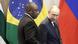 Die Präsidenten Südafrikas und Russlands, Cyril Ramaphosa und Wladimir Putin, beim BRICS-Gipfeltreffen im November 2019 in Brasilien Die Präsidenten Südafrikas und Russlands, Cyril Ramaphosa und Wladimir Putin, beim BRICS-Gipfeltreffen im November 2019 in Brasilien
