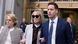 E. Jean Carroll (center) leaves court with her lawyers E. Jean Carroll (center) leaves court with her lawyers