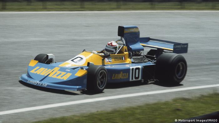 Lella Lombardi beim F1 Brasilien Interlagos Sao Paulo Grand Prix 1976 