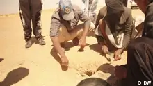المنقبون عن الذهب في صحراء موريتانيا