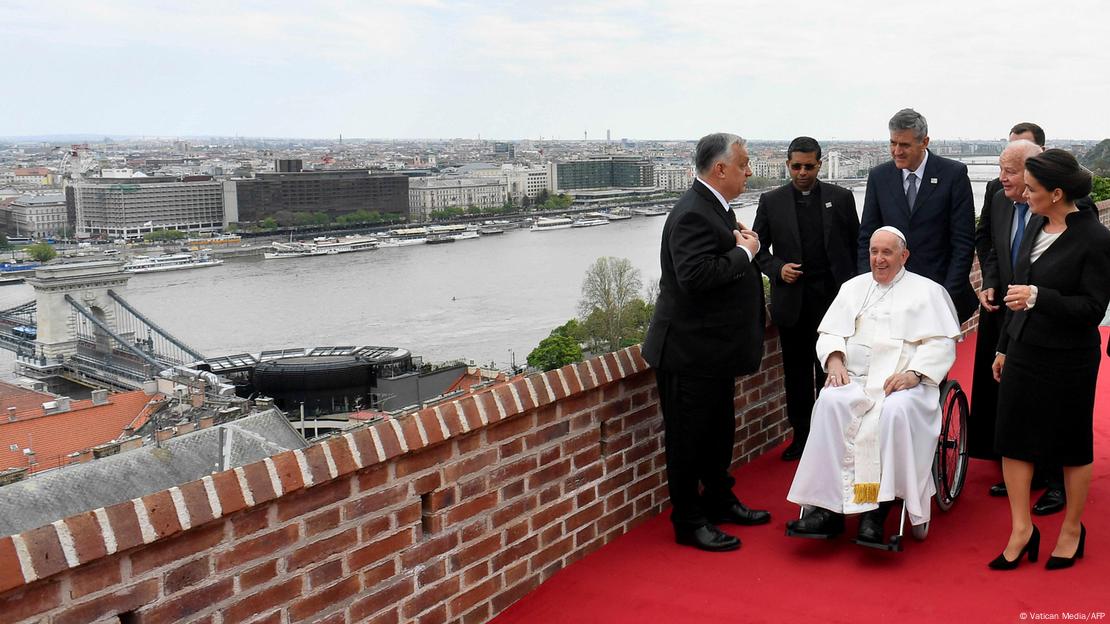 Papa Francesco in visita a Budapest