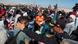 Migrantes en la frontera entre Chile y Perú. Migrantes en la frontera entre Chile y Perú.