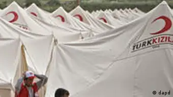 Zeltlager für Syrische Flüchtlinge in Boynuyogun Türkei