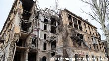 RUSSIA, MARIUPOL - MARCH 29, 2023: A view of a building destroyed by military strikes by the Armed Forces of Ukraine. The Donetsk People s Republic became part of Russia after the September 2022 referendum. Valentin Sprinchak/TASS PUBLICATIONxINxGERxAUTxONLY 58130998
