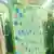 نصب حائل شیشه‌ای با طرح گل و بلبل میان واگن زنان و مردان در مترو