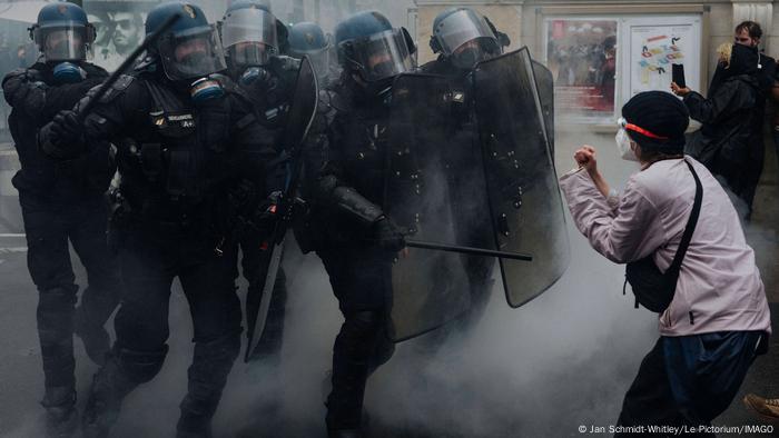 Frankreich 1. Mai-Demonstration Paris