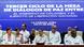 El ministro cubano de Asuntos Exteriores, Bruno Rodríguez (centro), habla durante el inicio del tercer ciclo de negociaciones de paz entre el gobierno de Colombia y la guerrilla del ELN, en La Habana, este 2 de mayo de 2023 El ministro cubano de Asuntos Exteriores, Bruno Rodríguez (centro), habla durante el inicio del tercer ciclo de negociaciones de paz entre el gobierno de Colombia y la guerrilla del ELN, en La Habana, este 2 de mayo de 2023