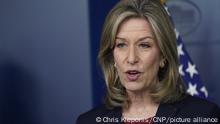Elizabeth Sherwood-Randall, Deputy National Security Advisor for Homeland Security conducts a press briefing in the Brady Press Briefing Room of the White House in Washington, DC on Monday, May 10, 2021. Credit: Chris Kleponis / Pool via CNP /MediaPunch