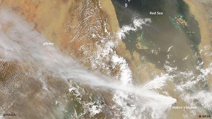 Ausbruch des Vulkans Nabro in Eritrea (Bild: NASA)