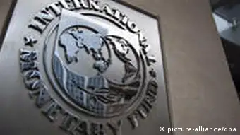 IWF Internationaler Währungsfonds Logo Washington