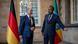 German Chancellor Olaf Scholz stands next to Ethiopian Prime Minister Abiy Ahmed German Chancellor Olaf Scholz stands next to Ethiopian Prime Minister Abiy Ahmed