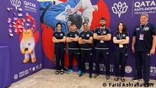 Das Judo-Flüchtlingsteam nimmt an der Judo-Weltmeisterschaft 2023 in Katar teil.
Katar, Judo-WM 2023, Foto von Farid Ashrafian, DW
