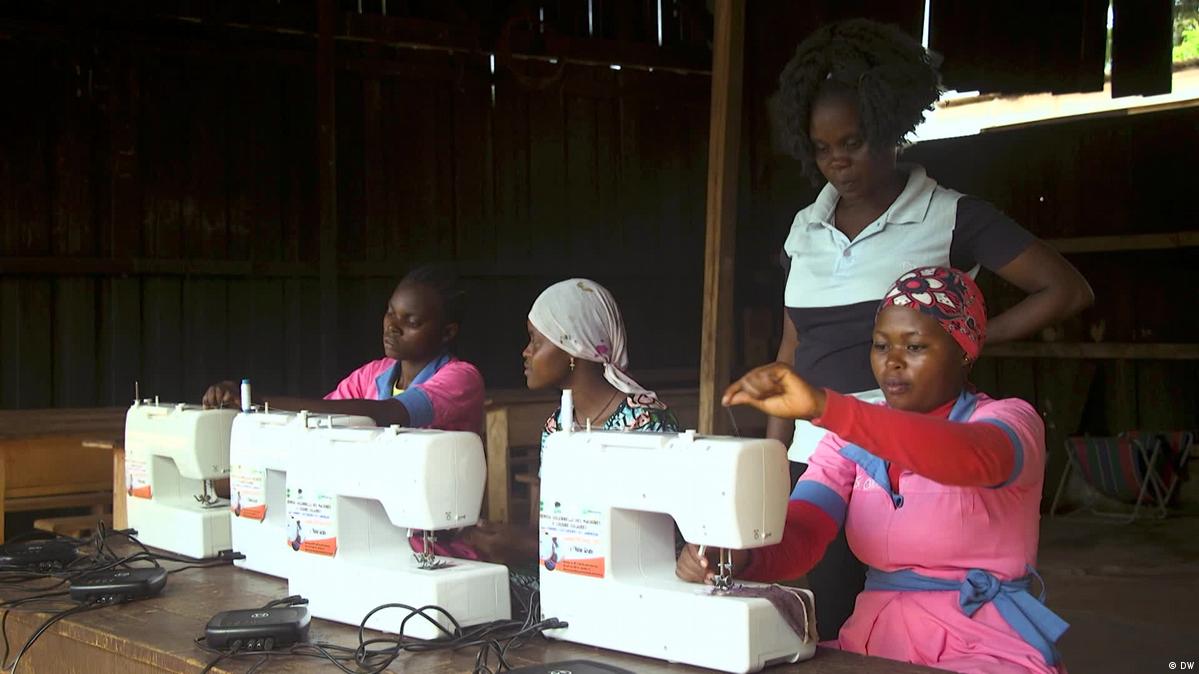 Solar Sewing Machines Empower Women in Cameroon DW 05/11/2023