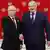 Russian President Vladimir Putin shakes hands with Belarusian President Alexander Lukashenko