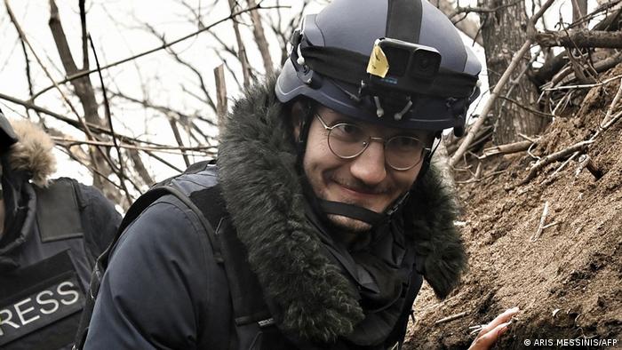 El periodista camarógrafo Arman Soldin, muerto en un ataque ruso con cohetes Grad en la zona de Bajmut, Ucrania, el 9 de mayo de 2023. (Foto de archivo tomada el 18.03.2023)