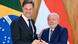 Mark Rutte e Lula se cumprimentam em Brasília Mark Rutte e Lula se cumprimentam em Brasília