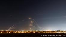 Israel's Iron Dome anti-missile system intercept rockets launched from the Gaza Strip, in Sderot, Israel May 10, 2023 REUTERS/Ammar Awad TPX IMAGES OF THE DAY 