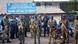 Des soldats des forces spéciales guinéennes se tiennent devant la prison centrale de Conakry le 7 septembre 2021 Des soldats des forces spéciales guinéennes se tiennent devant la prison centrale de Conakry le 7 septembre 2021
