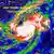 A satellite image provided by India Meteorological Department shows storm Mocha on May 12, 2023