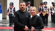 Zelenski llega a Roma para reunirse con el papa Francisco y Meloni