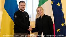 Italia reitera su apoyo a la Ucrania de Zelenski