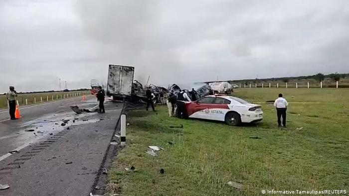 Mexiko Unfall in Tamaulipas