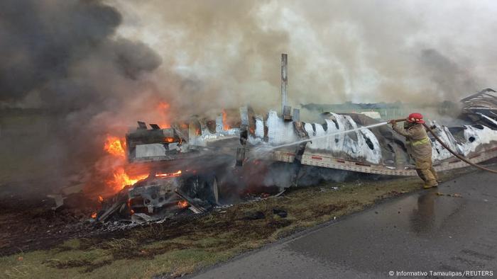 Mexiko Unfall in Tamaulipas