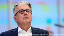 16.05.2023*****Rupert Stadler, former CEO of German car manufacturer Audi, sits in a regional court room in Munich, Germany, Tuesday, May 16, 2023. Stadler plans to plead guilty in connection with the 'Dieselgate' emissions cheating scandal. This would make him the first CEO of the automotive industry to be convicted in the resulting trials. (AP Photo/Matthias Schrader, Pool)