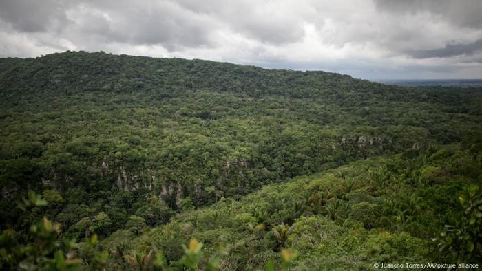 Foto aérea de la región de Guaviare