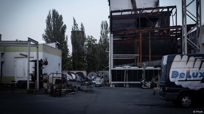 Gebäude im Industriegebiet in Dymer bei Kiew