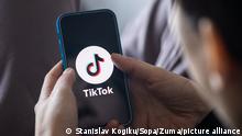 December 14, 2022, Japan: In this photo illustration, a TikTok App Logo seen displayed on a mobile phone. On Tuesday, December 13, 2022, Republican Senator Marco Rubio announced bipartisan legislation to ban China's social media app TikTok in the United States of America. The US government is concerned of possible spying activities by the app on US citizens. (Credit Image: © Stanislav Kogiku/SOPA Images via ZUMA Press Wire