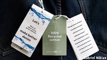 Description: The EU is seeking to crack down on false green claims made by companies. DW looks at how some of the existing climate-friendly claims would fare once the new law comes into effect. H&M tags on a pair of jeans in Berlin
Date: May 11
