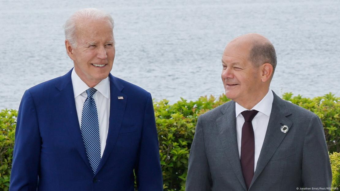 Joe Biden i Olaf Scholz u Hiroshimi