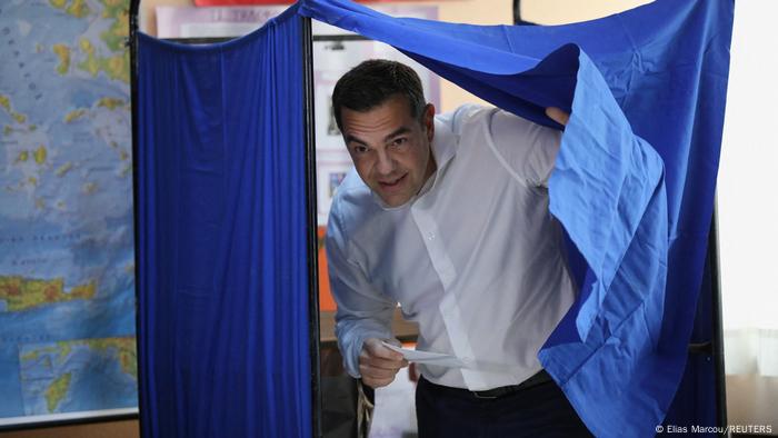 Griechenland, Athen | Parlamentswahl | Stimmabgabe von Alexis Tsipras 