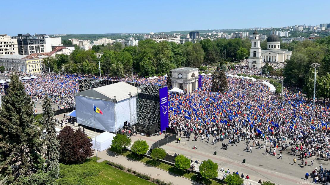 Demonstratë proeuropiane në Kishinau, 21 maj 2023