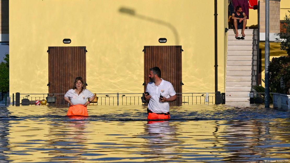 Πλημμύρες στην περιοχή Εμίλια Ρομάνια